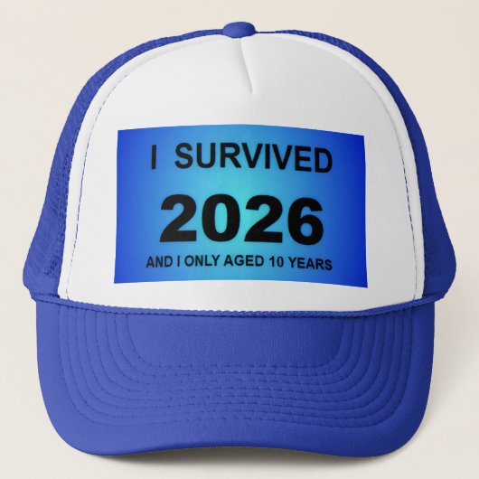 I Survived 2026 Trucker Pet (Voorkant)