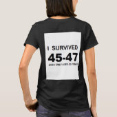 I Survived 45-47  T-shirt (Achterkant)