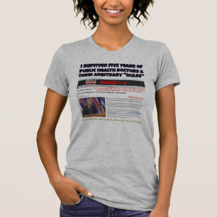 I Survived 5 Years beroemd gemaakt door RoseWrites T-shirt