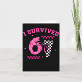 I Survived 67 Days Leopard Checkered 67 Kindergart Kaart (Voorkant)