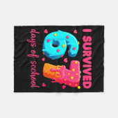 I Survived 67 Days Of School Funny 67 Meme Teacher Fleece Deken (Voorkant (Horizontaal))