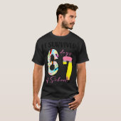I Survived 67 Days Of School Funny 67 Meme Teacher T-shirt (Voorkant volledig)