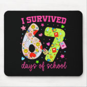 I Survived 67 Days Of School Funny Camouflage Boy  Muismat (Voorkant)