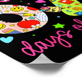 I Survived 67 Days Of School Funny Camouflage Boy  Poster (Hoek)