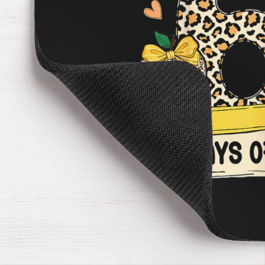 I Survived 67 Days Of School Funny Leopard Student Muismat (Hoek)