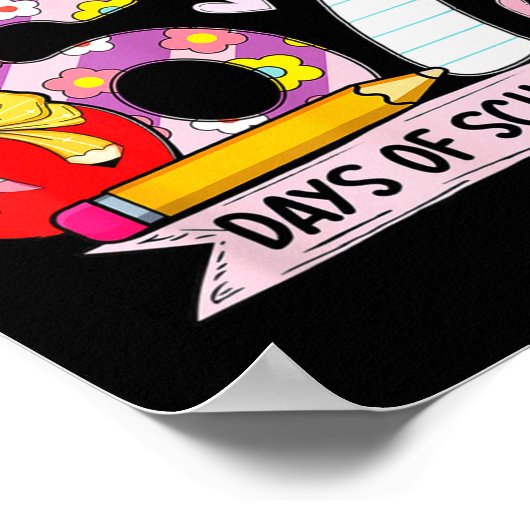 I Survived 67 Days Of School Funny Leopard Student Poster (Hoek)