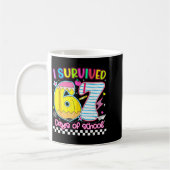 I Survived 67 Days Of School Funny Meme Boy Girl T Koffiemok (Links)