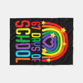 I Survived 67 Days Of School Funny Meme Student Te Fleece Deken (Voorkant (Horizontaal))