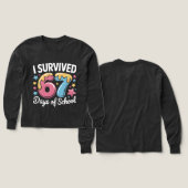 I Survived 67 Days of School Funny Meme Teacher  (Motif recto et verso)