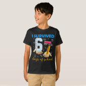 I Survived 67 Days Of School Students Teachers 100 T-shirt (Voorkant volledig)