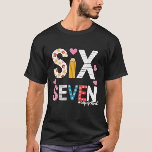 I Survived 67 Days of School Teacher Student Six S T-shirt (Voorkant)
