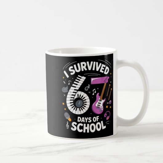 I Survived 67 Days Of School - Teachers Students M Koffiemok (Rechts)
