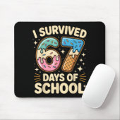 I Survived 67 Days Of School With A Funny Ice Crea Muismat (Met muis)