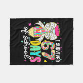I Survived 67 Six Seven Days School Meme 100th Day Fleece Deken (Voorkant (Horizontaal))