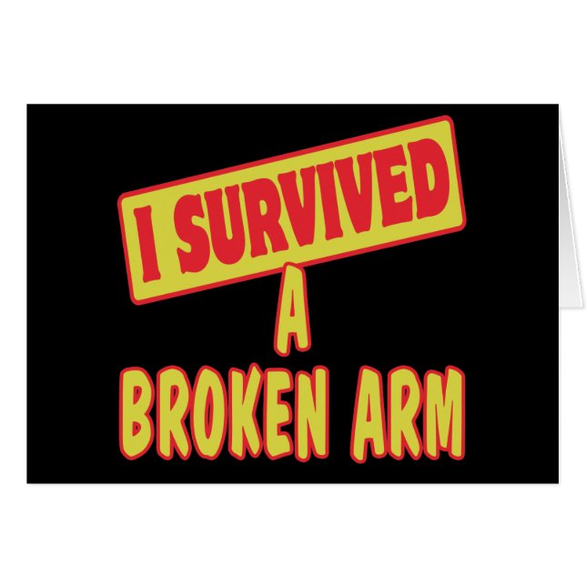 I SURVIVED A BROKEN ARM (Devant horizontal)