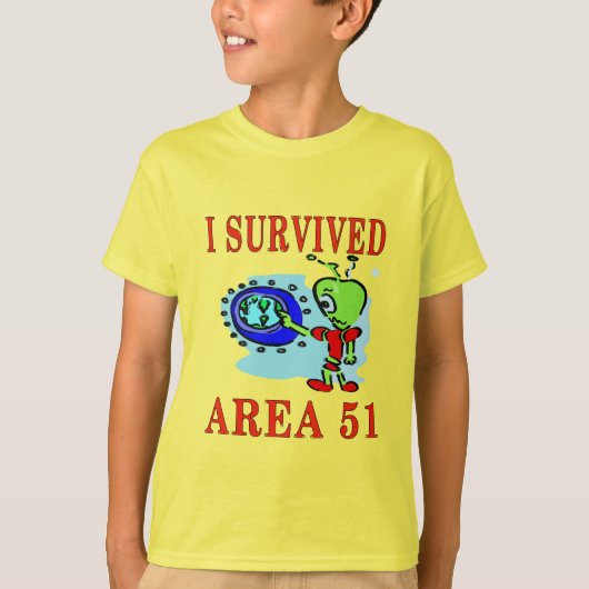 I Survived Area 51 T-shirt (Voorkant)