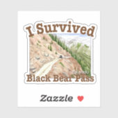 I Survived Black Beer Pass, Colorado Sticker (Vel)