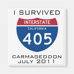 I Survived Carmageddon Magnet Magneet