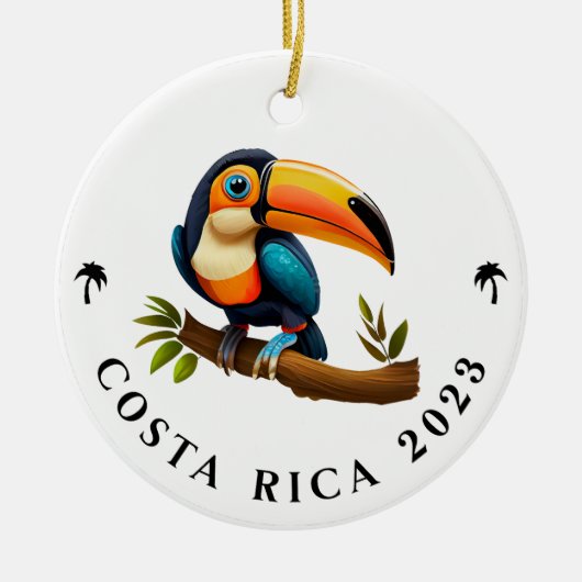 I Survived Costa Rica 2023 - Ornement d'oiseaux du (Devant)
