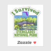 I Survived Everglades National Park, Florida Sticker (Vel)