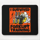 I Survived Forklift Training, New Forklift Operato Muismat (Voorkant)