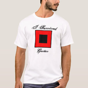 I Survived Gustav T-Shirt - voor- en achterzijde