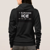 I Survived ICE Hoodie (Achterkant)
