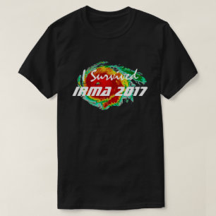 "I Survived Irma 2017" & orkaan Radar T-shirt