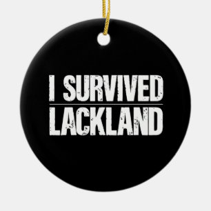 I Survived Lackland AFB Basic Milous Training Keramisch Ornament
