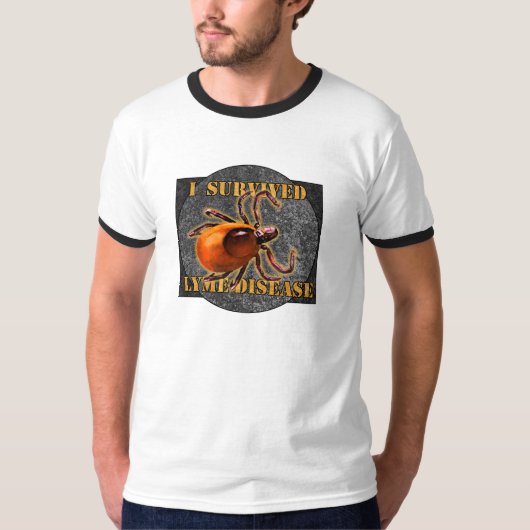 I Survived Lyme Disease t-shirt (Voorkant)