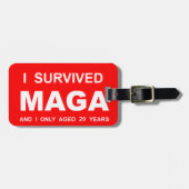I Survived MAGA Bagagelabel (Voorkant horizontaal)