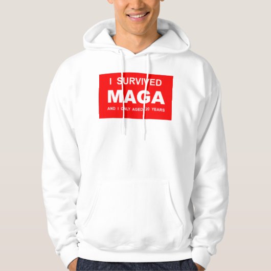 I Survived MAGA  Hoodie (Voorkant)
