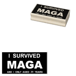 I Survived MAGA  Rubberstempel