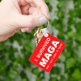 I Survived MAGA Sleutelhanger