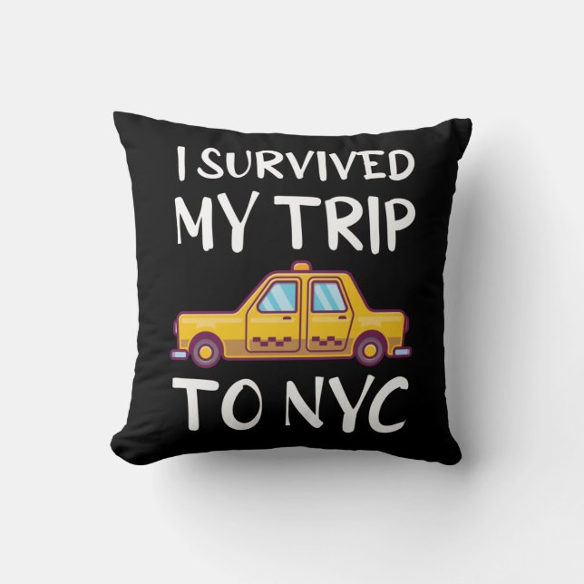 I Survived My Trip To NYC Kussen (Voorkant)