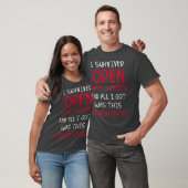 I Survived Open Heart Surgery Gifts Recovery Manne T-shirt (Unisex)