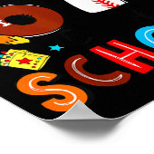 I Survived Sixty Seven Days Of School Funny Baseba Poster (Hoek)