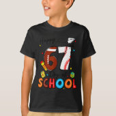 I Survived Sixty Seven Days Of School Funny Baseba T-shirt (Voorkant)