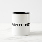 I Survived The Sync Minimalist Typographic Mug (Centre)