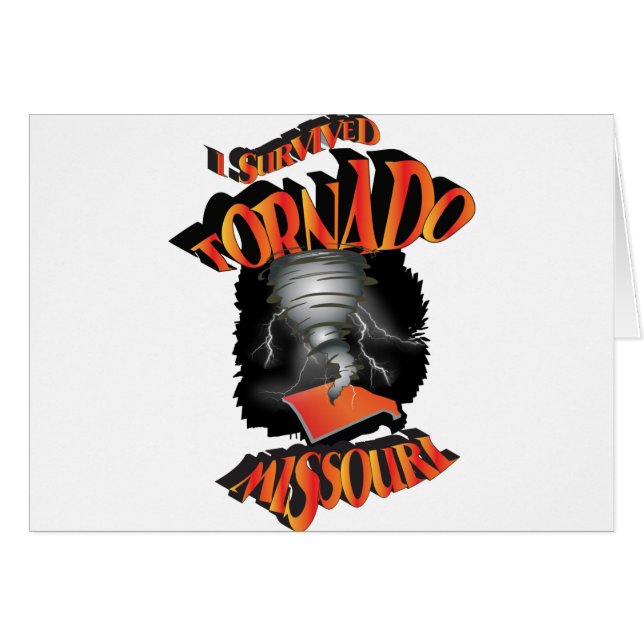 I Survived Tornado Missouri (Voorkant Horizontaal)
