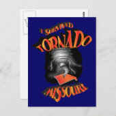 I Survived Tornado Missouri Briefkaart (Voorkant / Achterkant)