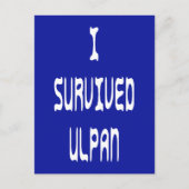 I Survived Ulpan Briefkaart (Voorkant)