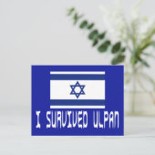I Survived Ulpan Briefkaart (Staand voorkant)