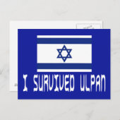 I Survived Ulpan Briefkaart (Voorkant / Achterkant)