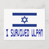 I Survived Ulpan Briefkaart (Voorkant)