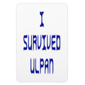 I Survived Ulpan Magneet (Verticaal)