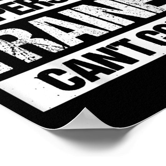 I Swear My Trainer Can't Count Poster (Hoek)