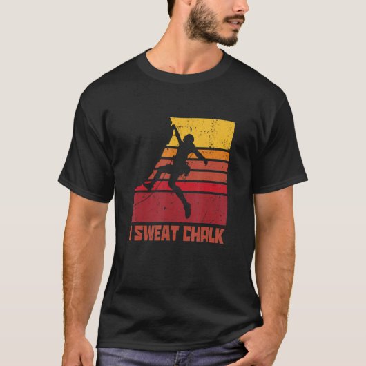 I Sweat Chalk Graphic Bouldering Mountainer Cl T-shirt (Voorkant)