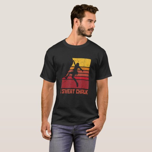 I Sweat Chalk Graphic Bouldering Mountainer Cl T-shirt (Voorkant volledig)