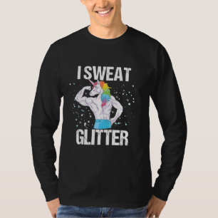 I Sweat Parties scintillant Salle de gym Unicorn S